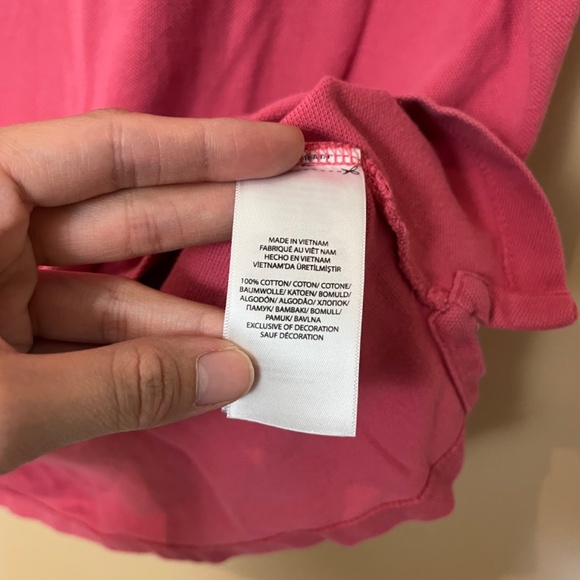 Polo Ralph Lauren Big Pony Custom Slim Fit Polo Shirt - Men's Size XXL - Pink - Picture 4 of 7